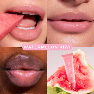 Bálsamo labial “Hydrating Tinted Lip Treatment Balm” tono Watermelon Kiwi - Tower 28