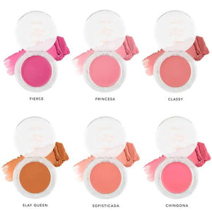 Gama de blush en crema “Cheeky baby velvet tint” 6 tonos - Italia Deluxe