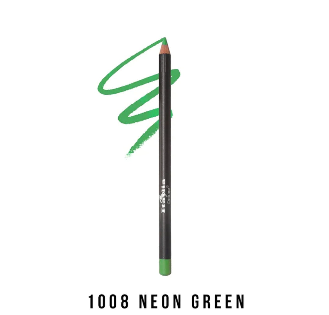 Delineador ultra fine eyeliner neon green - Italia Deluxe