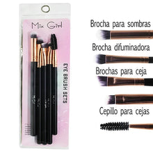 Cargar imagen en el visor de la galería, Set de brochas para ojos - Mix Girl
