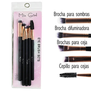 Set de brochas para ojos - Mix Girl