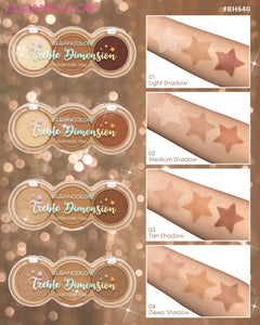 Paletas de contorno treble dimension modelo a elegir(light, medium, tan o deep) - KLEANCOLOR