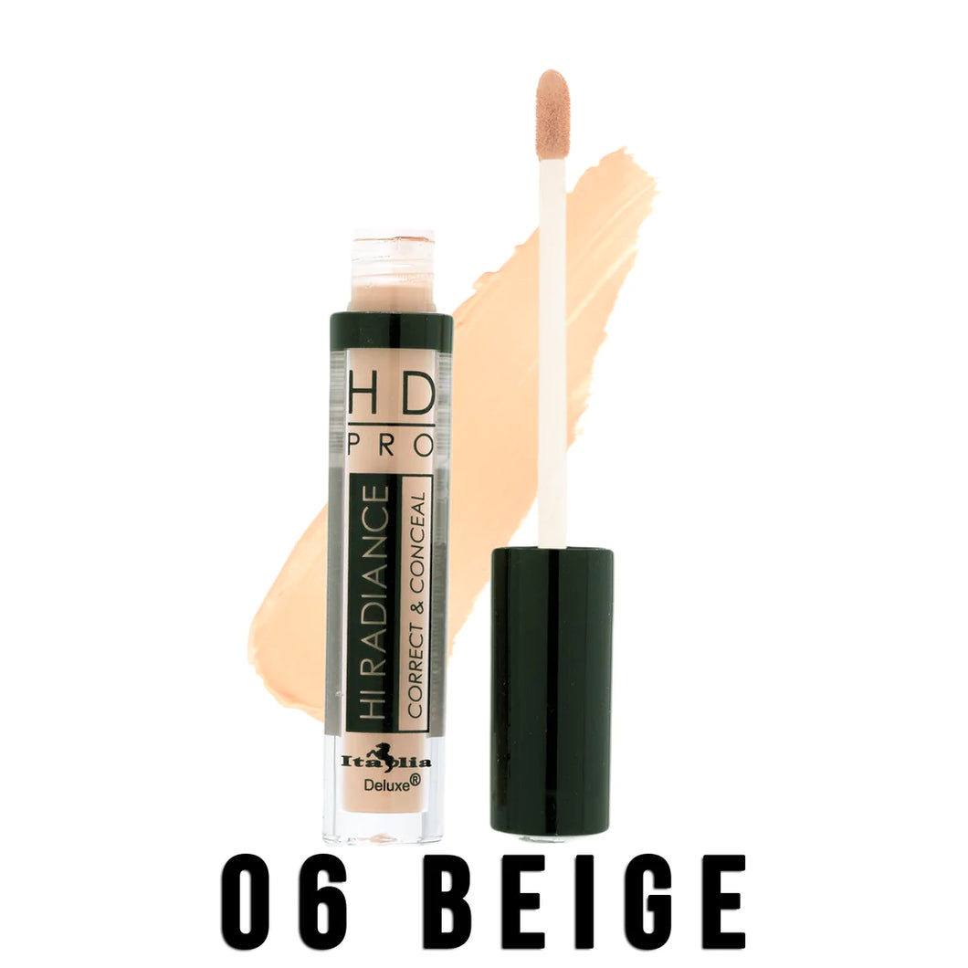 Corrector liquido radiance concealer 06 beige - Italia Deluxe